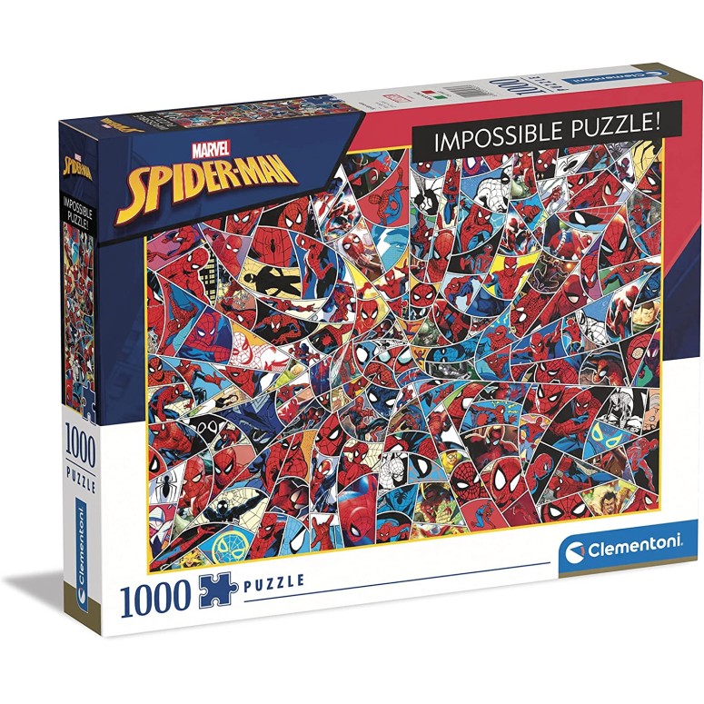 PUZZLE 1000 Spiderman- Impossible - CLEMENTONI