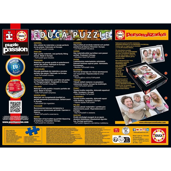 PUZZLE 1000 pcs Casas Nórdicas - EDUCA