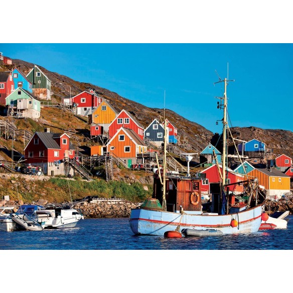 PUZZLE 1000 pcs Casas Nórdicas - EDUCA