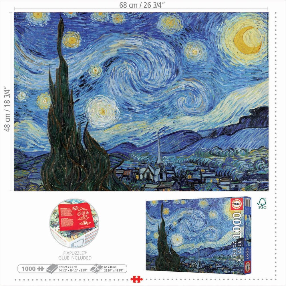 Especial Forma Irregular De Madeira Van Gogh Pintura Puzzles, Jogos de  Puzzle Paisagem para Adultos e Crianças, Presentes Populares, Qualidade  Superior - AliExpress
