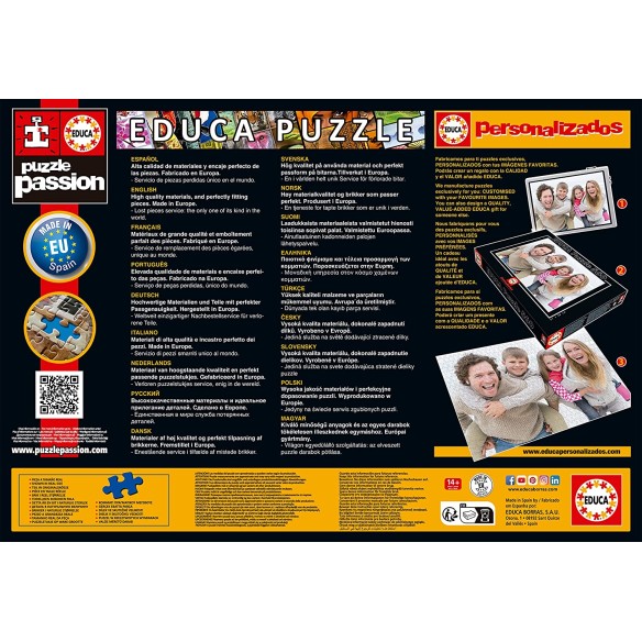 PUZZLE 4000 pcs Ruas de Paris - EDUCA