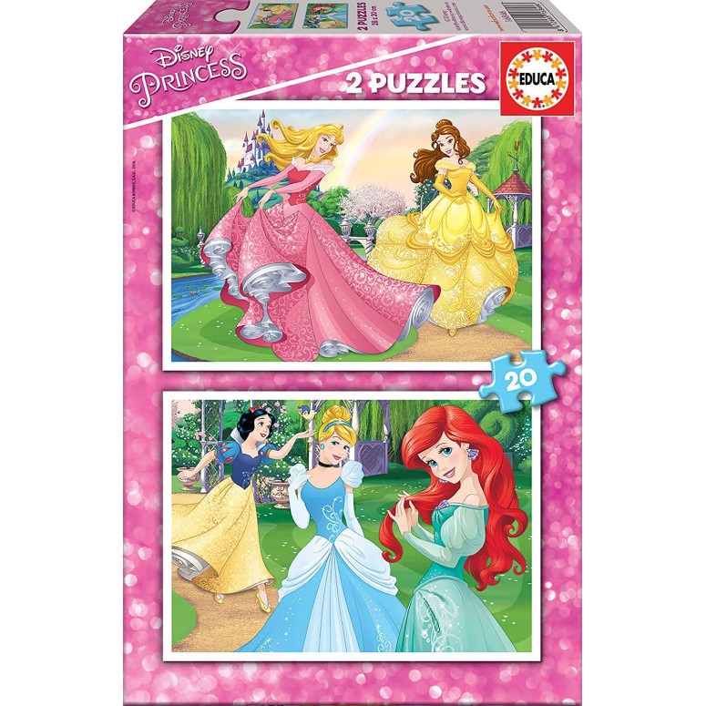 PUZZLE 2x20pcs Princesas Disney - EDUCA