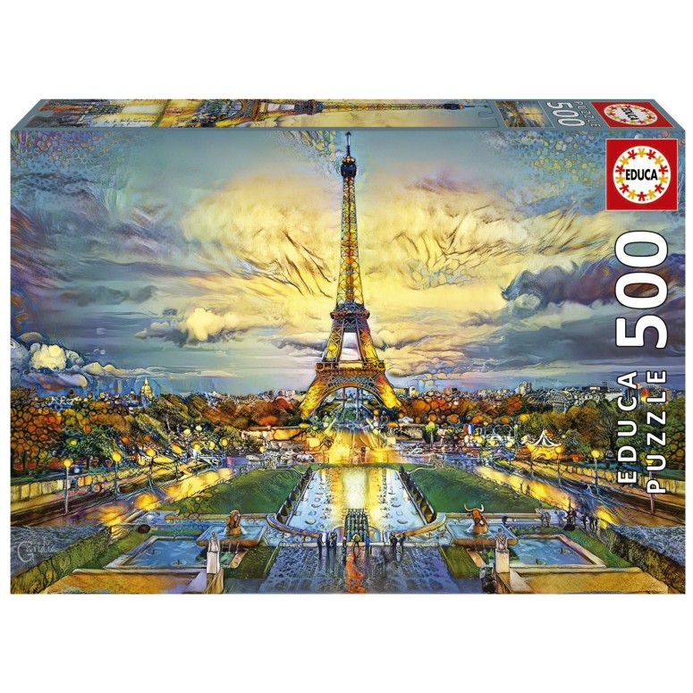 PUZZLE 500 pcs Torre Eiffel - EDUCA
