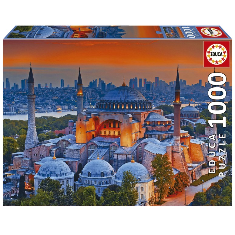 PUZZLE 1000 pcs Mesquita Azul - Estambul- EDUCA