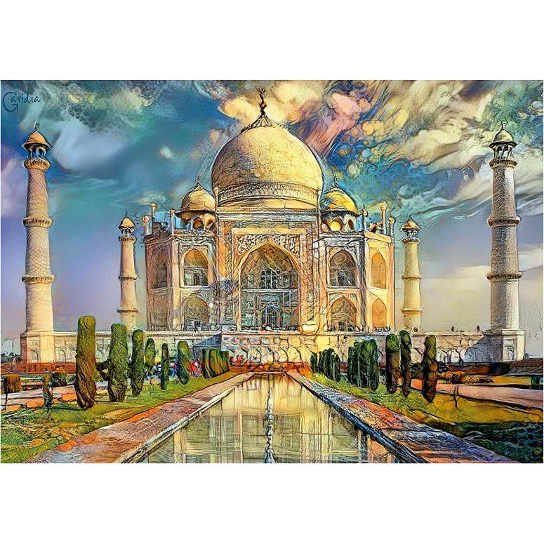 PUZZLE 1000 pcs Taj Mahal - India- EDUCA