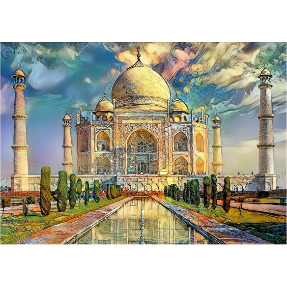 PUZZLE 1000 pcs Taj Mahal - India- EDUCA