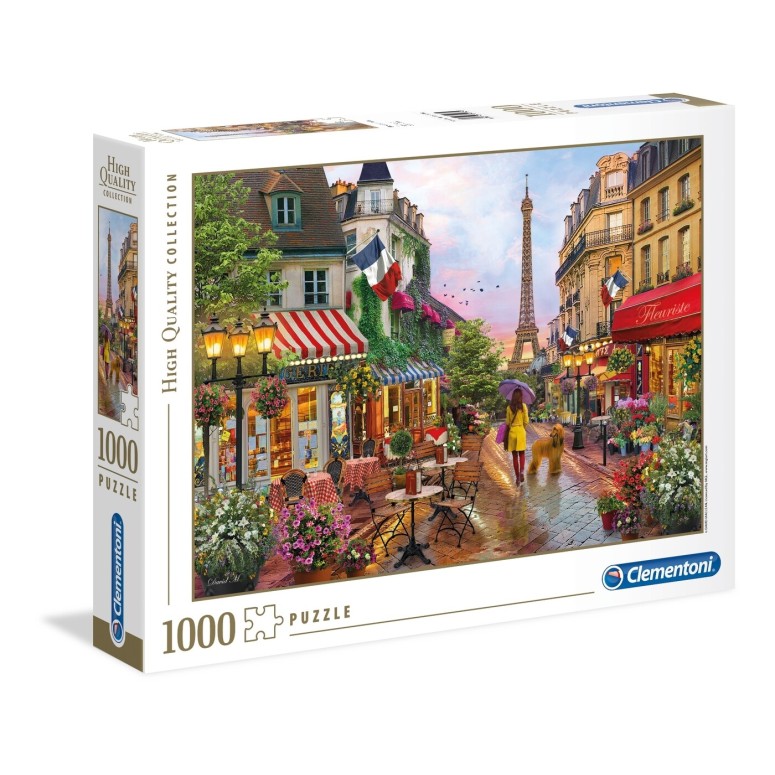 PUZZLE 1000 HQ  - Flowers in Paris - CLEMENTONI