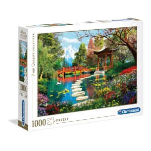 PUZZLE 1000 HQ  - Fuji Garden - CLEMENTONI