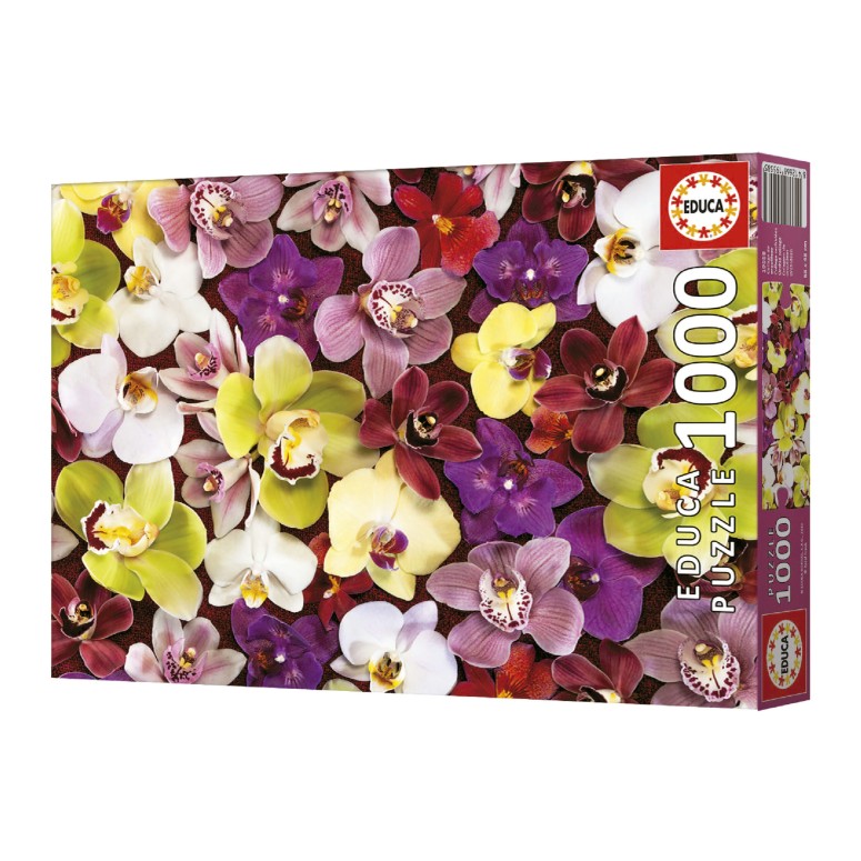 PUZZLE 1000 pcs Colagem de Orquideas - EDUCA