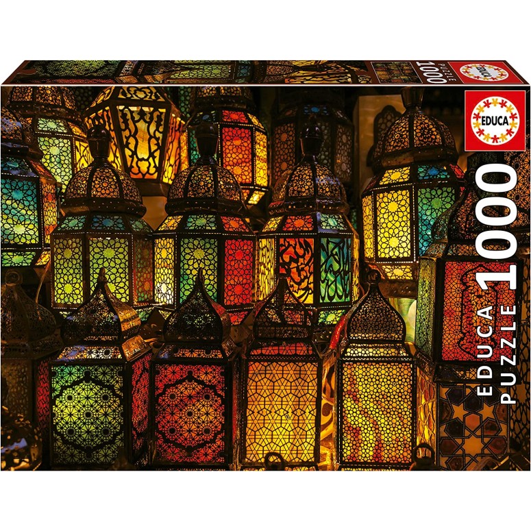 PUZZLE 1000 pcs Colagem de Lanternas - EDUCA