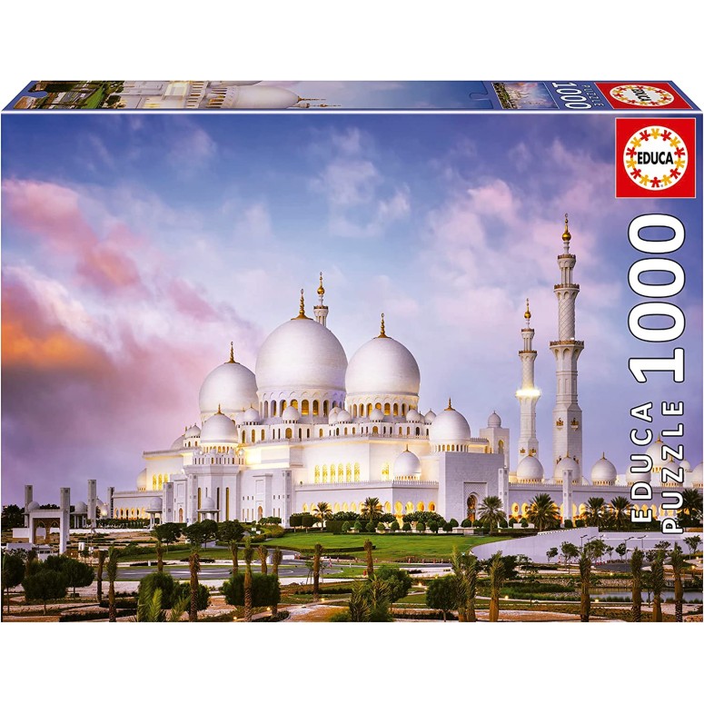 PUZZLE 1000 pcs Grande Mesquita Sheikh Zayed - EDUCA