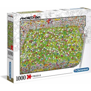 PUZZLE 1000 Mordillo - The Match - CLEMENTONI