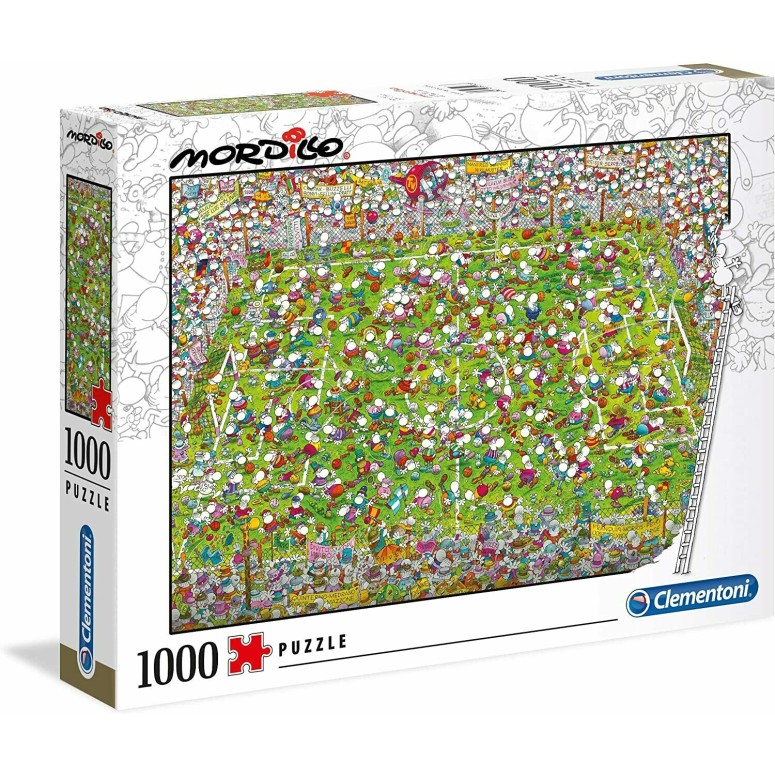 PUZZLE 1000 Mordillo - The Match - CLEMENTONI