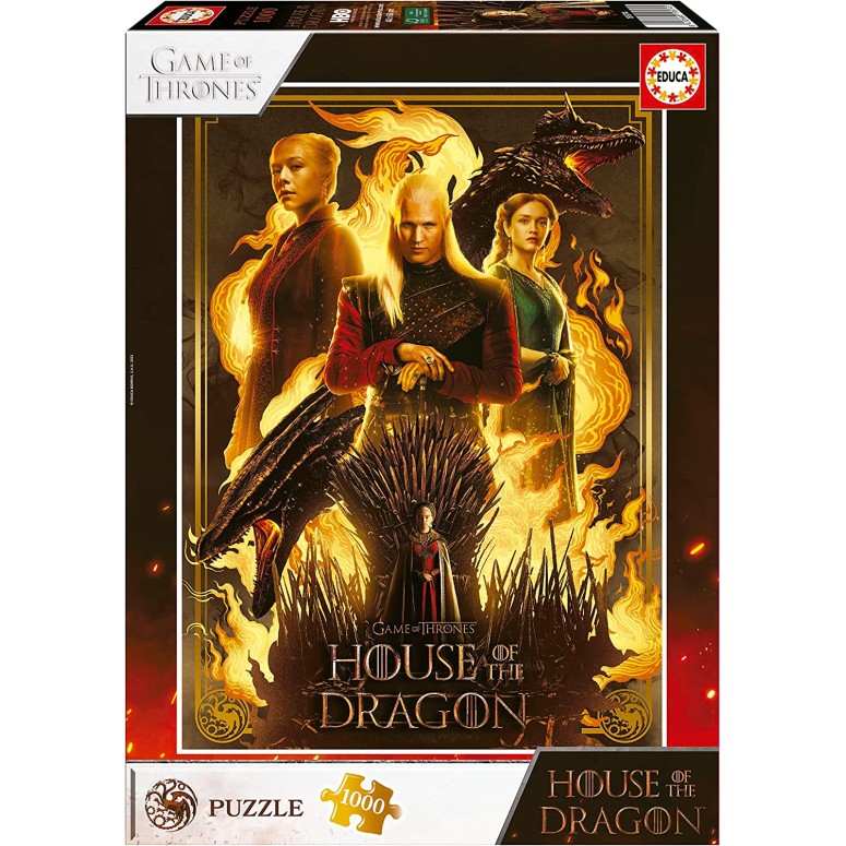 PUZZLE 1000 pcs House Of The Dragon - EDUCA