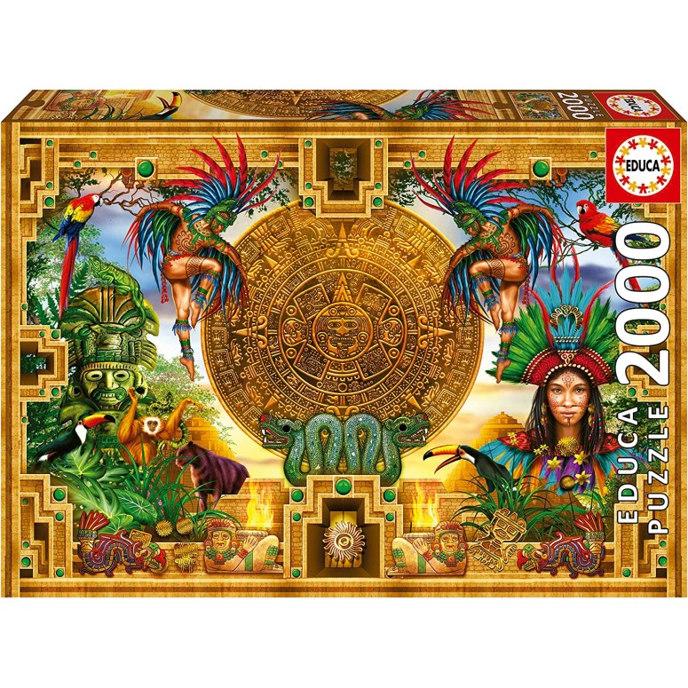 PUZZLE 2000 pcs - Montagem Asteca - EDUCA