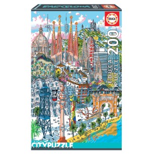 PUZZLE 200 pcs Barcelona - EDUCA