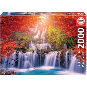 Puzzle 1000 peças CASCATA NA FLORESTA Educa -  - A loja de puzzles  online