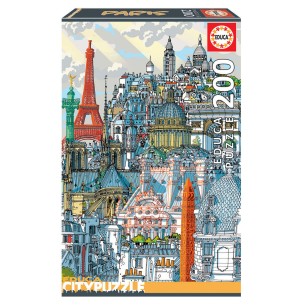 PUZZLE 200 pcs Paris - EDUCA