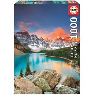 PUZZLE 1000 pcs Lago Moraine - Banff National Park - EDUCA