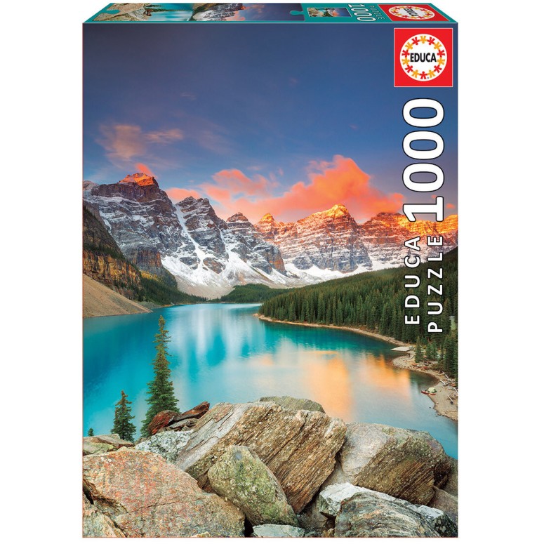 PUZZLE 1000 pcs Lago Moraine - Banff National Park - EDUCA