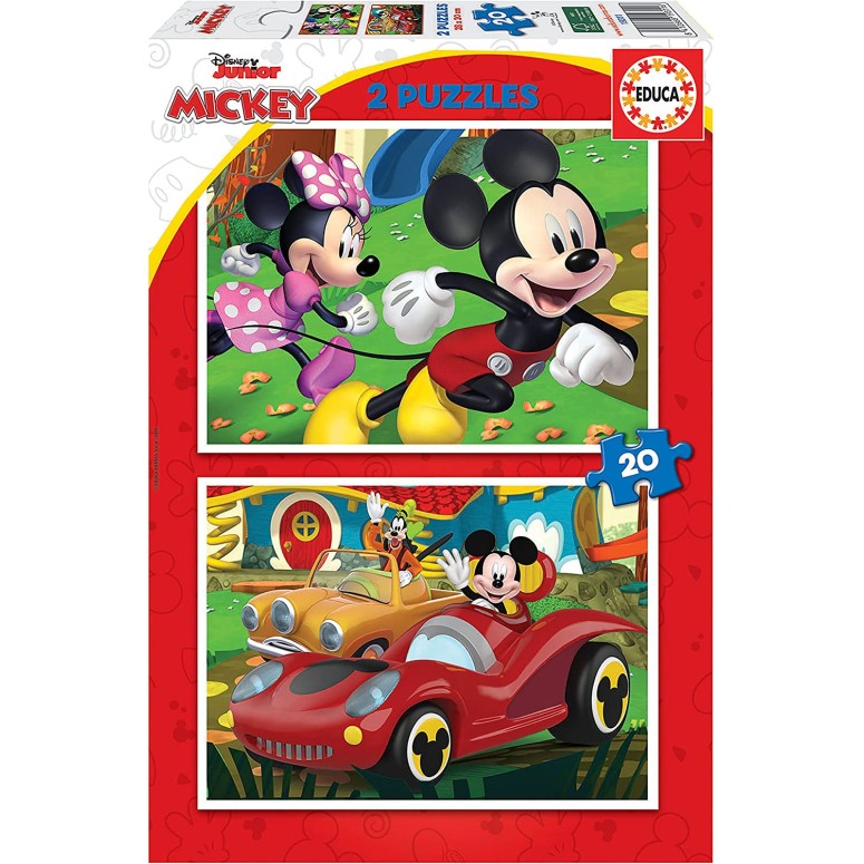 PUZZLE 2x20pcs Mickey Mouse - EDUCA
