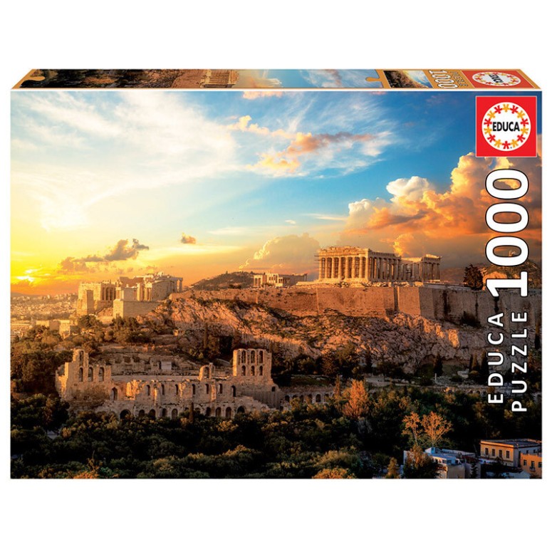 PUZZLE 1000 pcs Acrópole Atenas - EDUCA