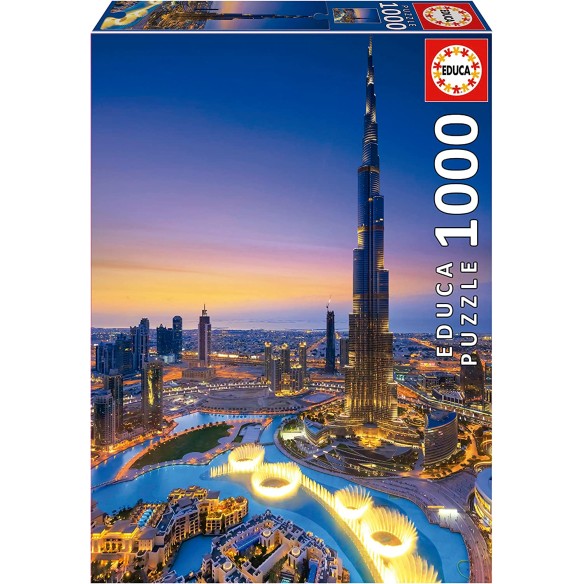 PUZZLE 1000 pcs Burj Khalifa - Emirados Árabes Unidos - EDUCA