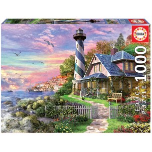 PUZZLE 1000 pcs Farol em Rock Bay - EDUCA