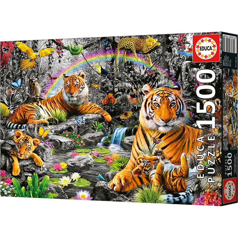 PUZZLE 1500 pcs - Selva Radiante - EDUCA