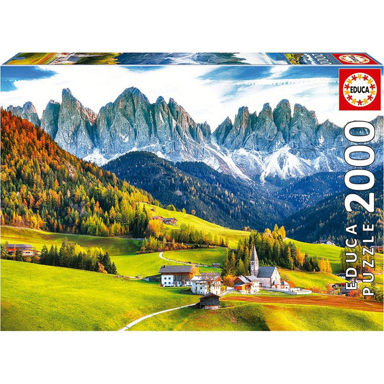 PUZZLE 2000 pcs - Outono nas Dolomitas- EDUCA