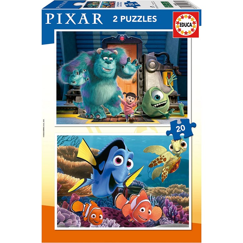 PUZZLE 2x20pcs Pixar Disney - EDUCA