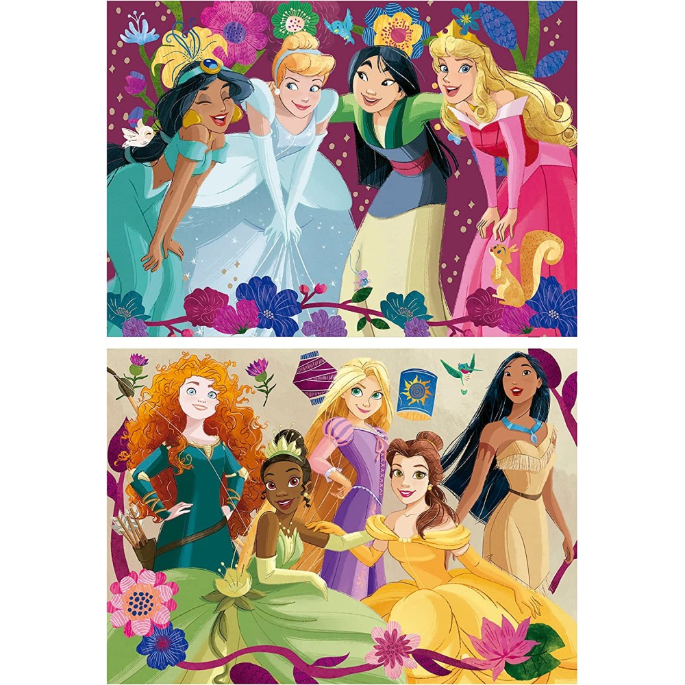 Comprar Puzzle Educa Princesas Disney de 2 x 25 Peças de madeira