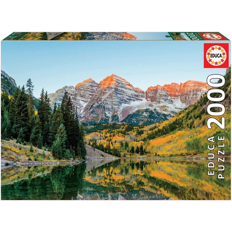 PUZZLE 2000 pcs - Maroon Bells USA - EDUCA