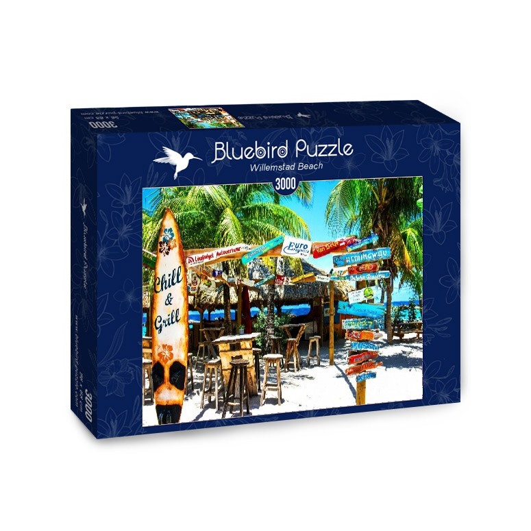 PUZZLE 3000 pcs - Willemstad Beach - BLUEBIRD