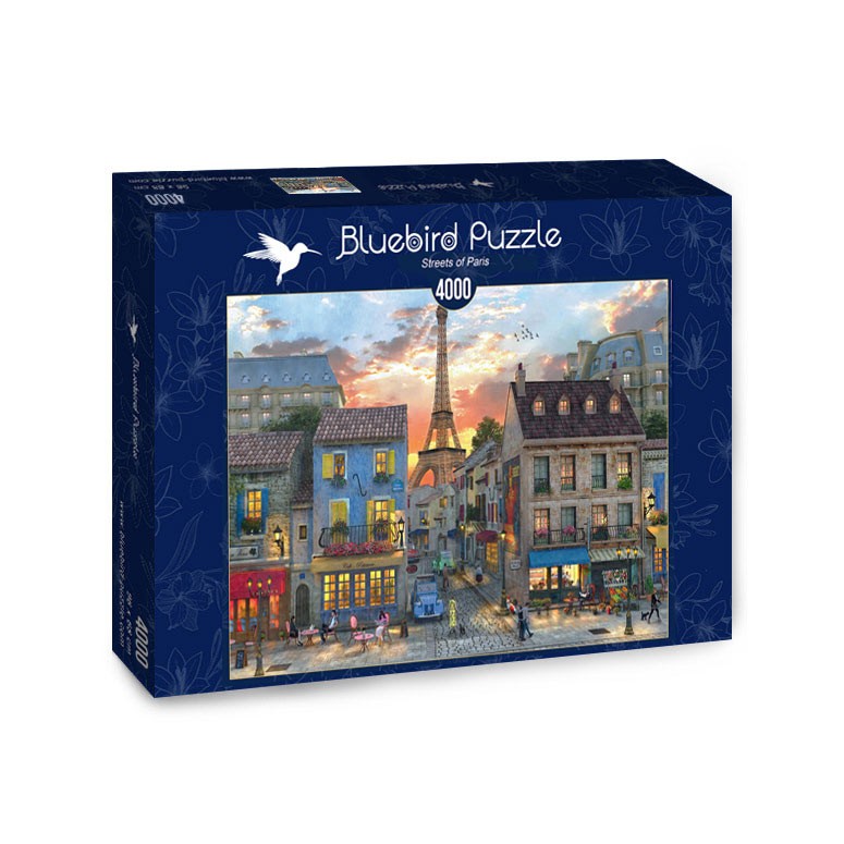 PUZZLE 4000 pcs - Streets of Paris - BLUEBIRD