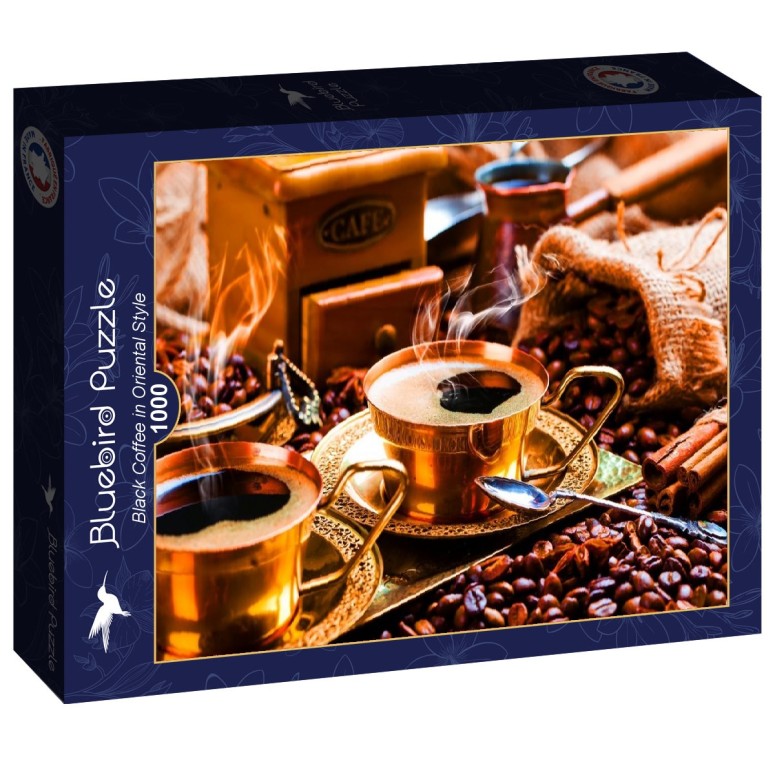 PUZZLE 1000 pcs - Black Coffee in Oriental Style - BLUEBIRD