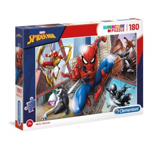 PUZZLE Super 180 pcs Spiderman - CLEMENTONI