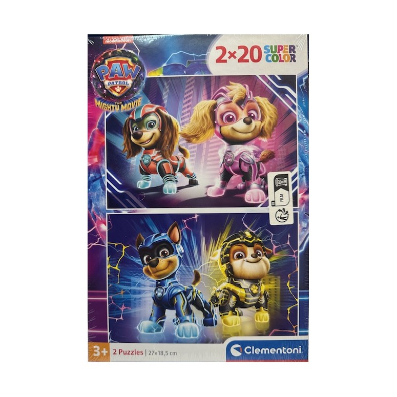 PUZZLE Super 2x200 pcs PAW PATROL - O Filme - CLEMENTONI