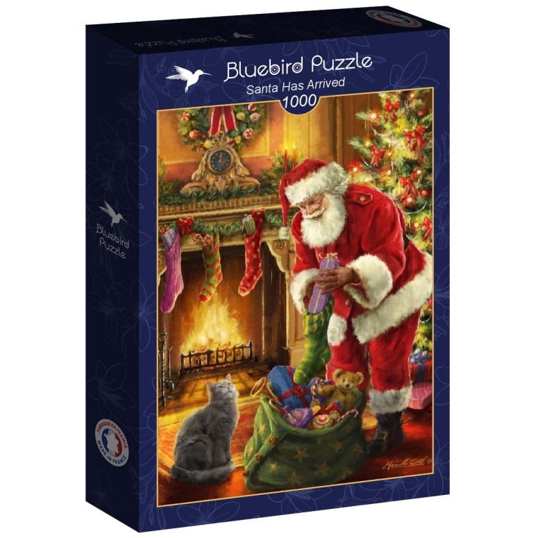 PUZZLE 1000 pcs Natal - Santa Has Arrived -Christmas - BLUEBIRD