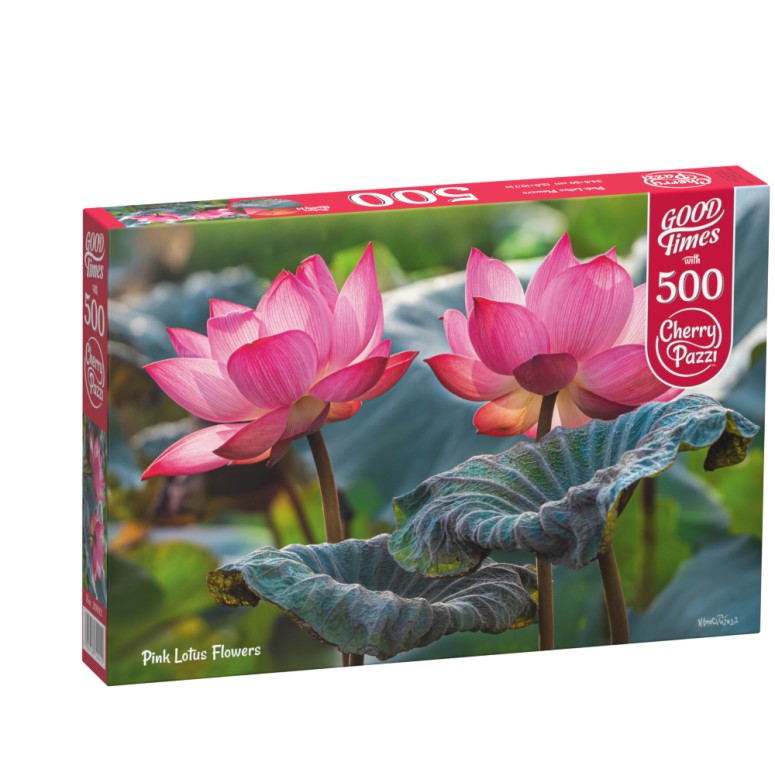 PUZZLE 500 pcs - Pink Lotus - CHERRY PAZZI