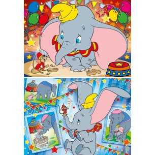 PUZZLE Dumbo 2x20 pcs - CLEMENTONI 2