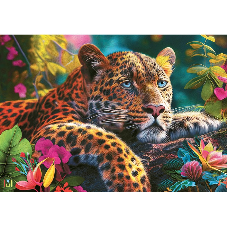 PUZZLE 500 pcs - Leopard - CHERRY PAZZI