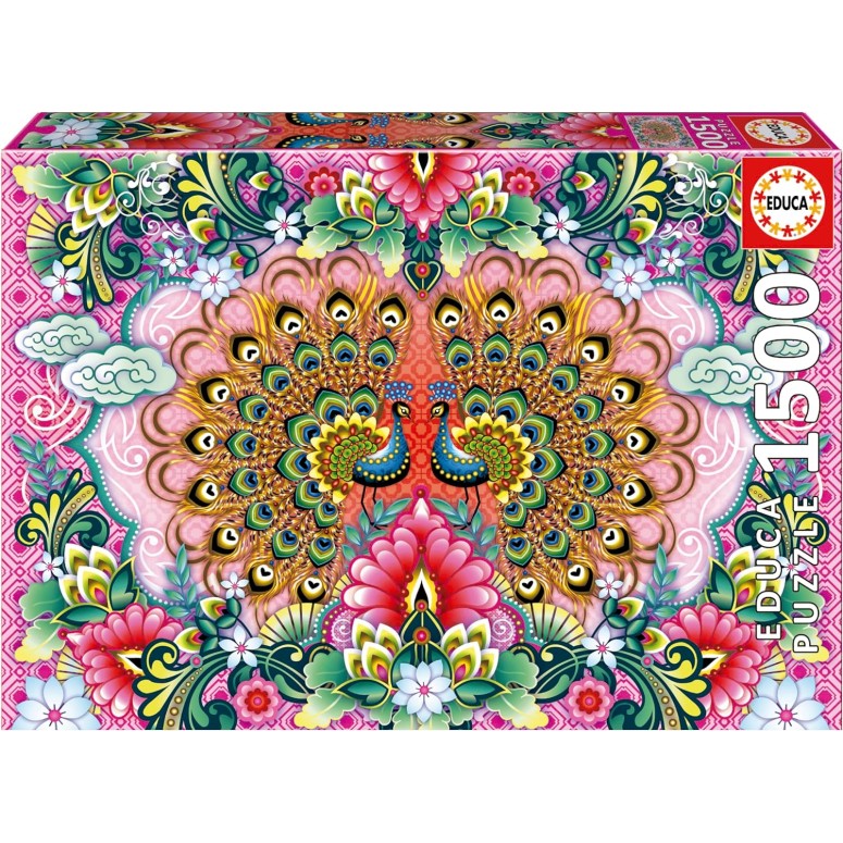 PUZZLE 1500 pcs - Pavão de Bengala - EDUCA