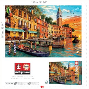 PUZZLE 6000 PCS Por do Sol...