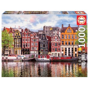 PUZZLE 1000 pcs Casas Dançantes - Amesterdão - EDUCA