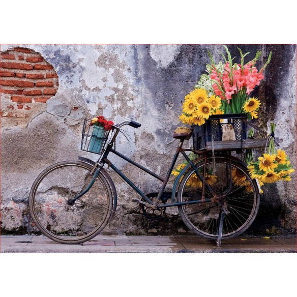 PUZZLE 500 pcs Bicicleta com Flores - EDUCA