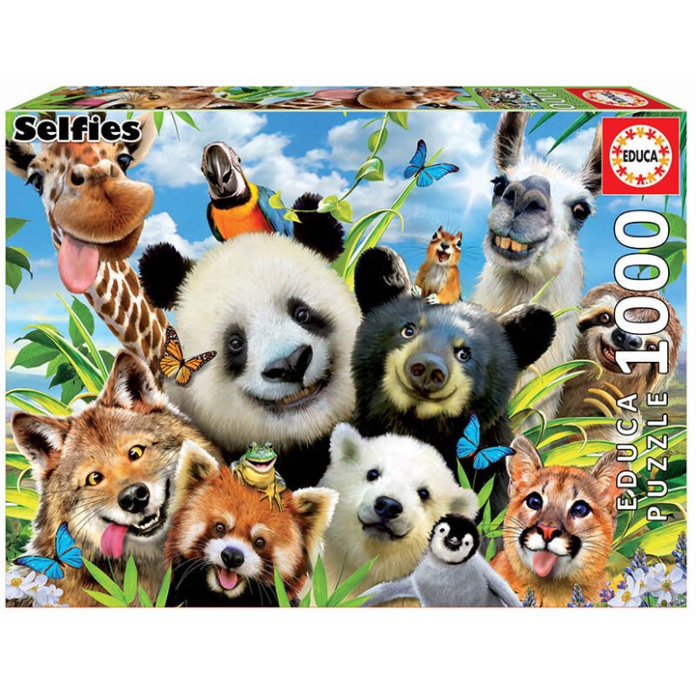 PUZZLE 1000 pcs Lama Drama #Selfie - EDUCA