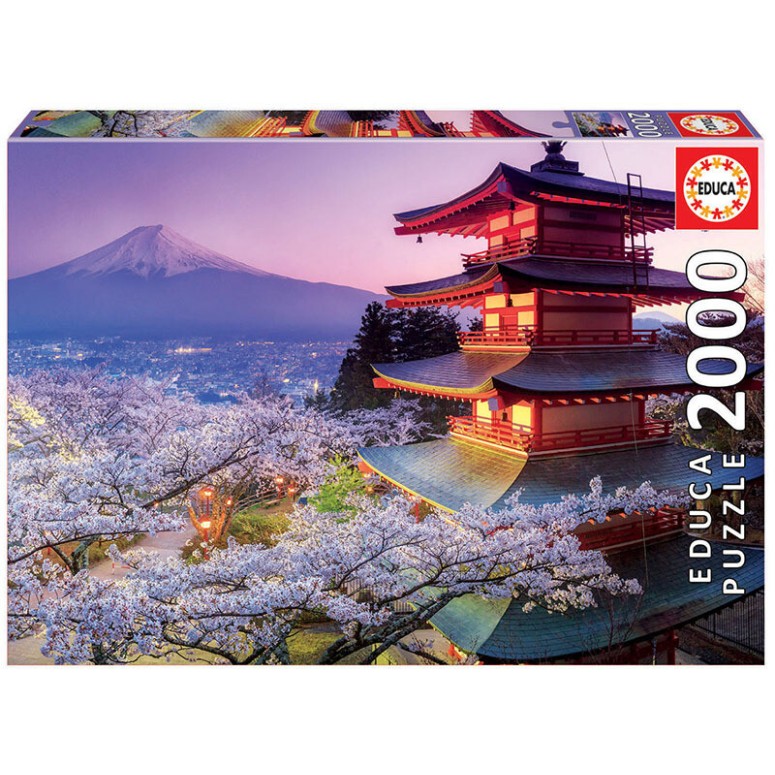 PUZZLE 2000 pcs - Monte Fuji, Japão - EDUCA