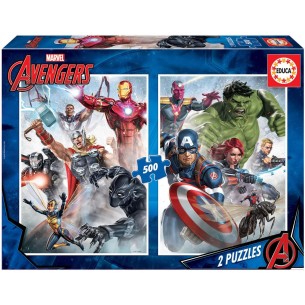 PUZZLE 2x500 pcs Avengers...