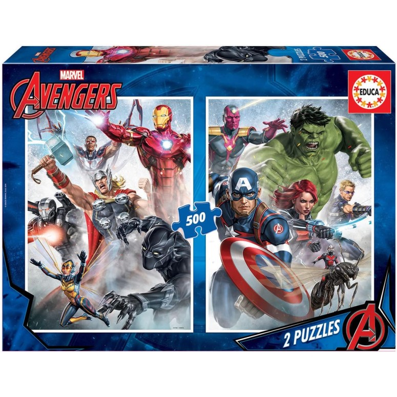 PUZZLE 2x500 pcs Avengers Disney - EDUCA